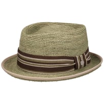 Crochet Pork Pie Raffia Hat by Lierys - &pound;105.95