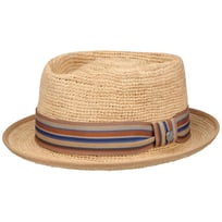Crochet Raffia Pork Pie Straw Hat by Lierys - &pound;105.95