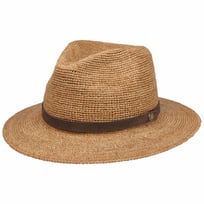 Crochet Rollable Traveller Straw Hat by Stetson - &pound;179.00