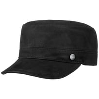 Cubano Leather Army Cap by Lierys - &pound;87.95