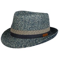 Lipodo Mantigo Trilby Raffia Hoed Dames/Heren - Made in Italy zonnehoed