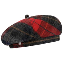 Danrover Check Wool Beret by Lierys - &pound;70.95