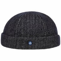Dark Herringbone Docker Hat by Hammaburg - &pound;61.95