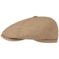 Delave Organic Cotton Flat Cap by Stetson - &pound;69.00
