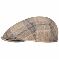 Denlio Natural Wool Flat Cap by Lierys - &pound;70.95