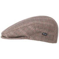 Devron Plaid Flat Cap by Lipodo - &pound;26.95
