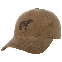 Embroidered Bear Corduroy Cap by Stetson - &pound;49.00