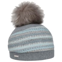 Faux Fur Pom Milled Wool Hat by Seeberger - &pound;103.95