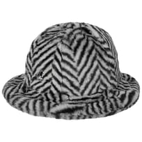 Faux Fur Stripe Casual Cloth Hat by Kangol - &pound;47.95