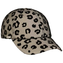 Faux Leather Leo Print Cap by Seeberger - &pound;40.95