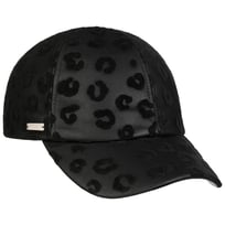 Faux Leather Leo Print Cap by Seeberger - &pound;40.95