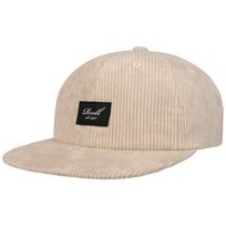 Flat 6 Panel Beige Corduroy Cap by Reell - &pound;35.95