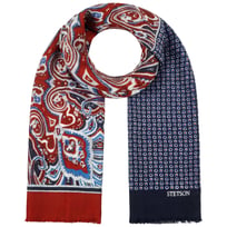 Four Colours Paisley Wool Scarf by Stetson - &pound;69.00