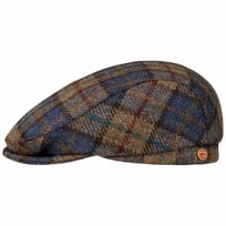 Frankie Soft Check Shetland Flat Cap by Mayser - &pound;87.95