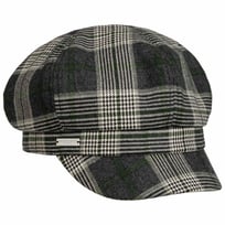 Gadiala Check Newsboy Cap by Seeberger - &pound;40.95