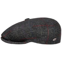 Galvin Windowpane Plaid Flat Cap by Bailey 1922 - &pound;56.95
