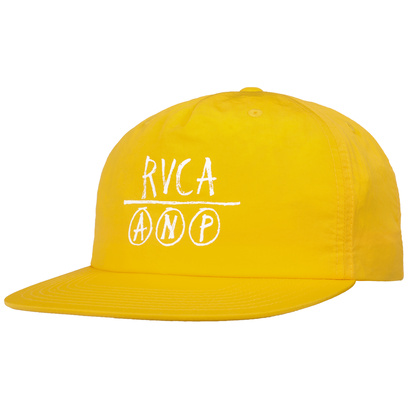 RVCA ANDREW POMMIER RAINBOW CONNECTION SNAPBACK HAT - BLK – Work