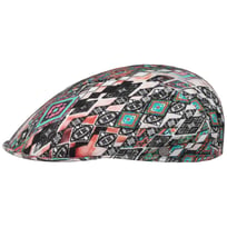 Graphic Mix Linen Flat Cap by Lierys - &pound;79.95