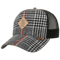 HFT Check Logo Patch Tweed Cap by Djinns - &pound;23.95