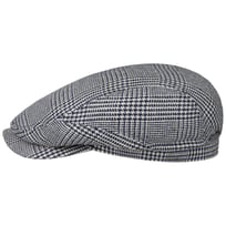 Hardwick Houndstooth Flat Cap by Stetson - &pound;129.00