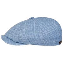 Hatteras Barista Linen Flat Cap by Stetson - &pound;119.00