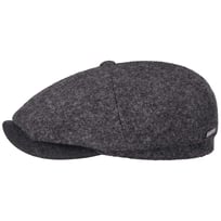 Hatteras Boiled Wool Flat Cap by Stetson - &pound;89.00