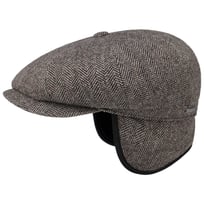 Hatteras Classic Ear Flaps Flat Cap by Stetson - &pound;129.00