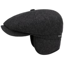 Hatteras Classic Ear Flaps Flat Cap by Stetson - &pound;129.00
