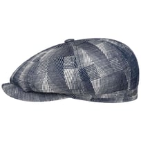 Hatteras Cotton Jacquard Flat Cap by Stetson - &pound;99.00