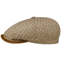 Hatteras Cotton Mix Structure Flat Cap by Stetson - &pound;159.00
