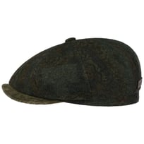 Hatteras Dark Paisley Flat Cap by Stetson - &pound;119.00