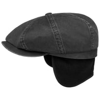 Hatteras Datto Flat Cap with Ear Flaps by Stetson - &pound;109.00