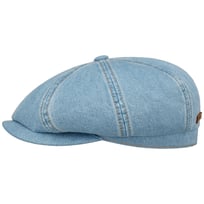 Hatteras Denim Barista Flat Cap by Stetson - &pound;89.00