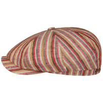 Hatteras Docado Stripe Flat Cap by Stetson - &pound;99.00