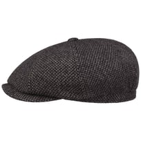Hatteras Elmdale Virgin Wool Flat Cap by Stetson - &pound;119.00