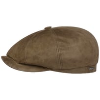 Hatteras Goat Leather Flat Cap by Stetson - &pound;179.00