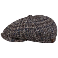 Hatteras Hoback Virgin Wool Flat Cap by Stetson - &pound;139.00