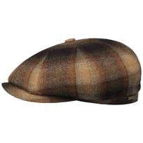 Hatteras Italian Wool Check Flat Cap by Stetson - &pound;129.00