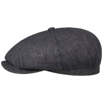 Hatteras Iverton Linen Flat Cap by Stetson - &pound;149.00