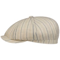 Hatteras Ledford Linen Flat Cap by Stetson - &pound;139.00