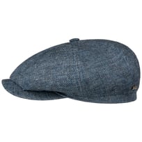 Hatteras Linen Twill Flat Cap by Stetson - &pound;99.00