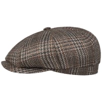 Hatteras Murnley Check Flat Cap by Stetson - &pound;179.00