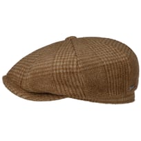 Hatteras Poundhill Wool Mix Flat Cap by Stetson - &pound;259.00