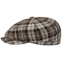 Hatteras Undyed Harris Tweed Flat Cap by Stetson - &pound;139.00