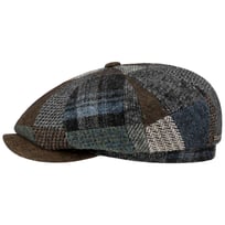 Hatteras Viscott Patchwork Flat Cap by Stetson - &pound;99.00