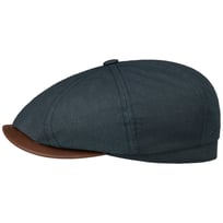 Hatteras Waxed Cotton Linen Flat Cap by Stetson - &pound;99.00