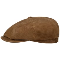 Hatteras Waxed Pigskin Flat Cap by Stetson - &pound;149.00