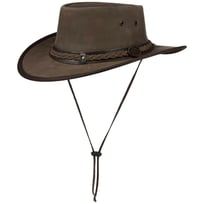 Henbury Traveller Leather Hat by Scippis - &pound;61.95