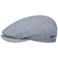 Herringbone Cotton Mix Flat Cap by Stetson - &pound;79.00