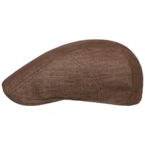 Herringbone Linen Flat Cap by Stetson - &pound;79.00
